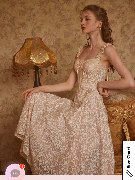 Lacemade Dresses & Skirts - Romantic Blush Lace Corset Midi Dress